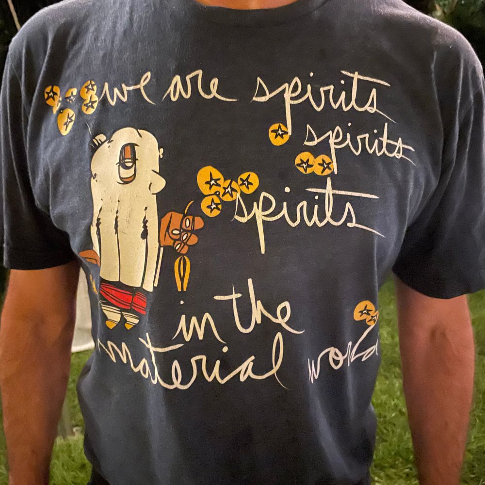 We are Spirits in the Material World - Lebo Sticker
